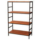 棚 ラック 4段 ワイド 幅広 収納ラック 北欧 【納期B】【sms-pru-8640135】