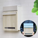 ポスト 郵便受け 壁 取り付け 壁付け おしゃれ かわいい ヨーロピアン 鍵つき スペアキー 北欧 A4サイズ対応 ネコポス対応 レターパック対応 玄関 エクステリア 【納期B】【sms-pst-001】