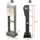 郵便受け おしゃれ モダン ブルックリン風 海外風 玄関ポスト 自立式 スタンド 後付け 置くだけ 一軒家 戸建て 工事不要 シンプル スタイリッシュ 鍵付き 【納期B】【sms-pst-008】