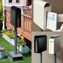 郵便受け 玄関ポスト スリム 細い スタンドポスト 郵便ポスト 自立式 戸建て 置くだけ 後から シンプル モダン スタイリッシュ 鍵付き ダイヤル錠 新聞受け 【納期B】【sms-pst-009】