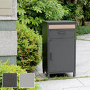 宅配ボックス 大容量 おしゃれ スタイリッシュ 宅配BOX 不在ボックス 荷物 受取り 置き配 シンプル 郵便ポスト 郵便受け 玄関 自立式 置くだけ 戸建て モダン 【納期B】【sms-pst-010】