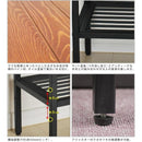 棚 2段 玄関収納 リビング 小物置き場 モダン ナチュラル ミッドセンチュリー ウッド スタイリッシュ シンプル サイドテーブル 【納期B】【sms-pt-400brn】