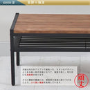 センターテーブル おしゃれ 木 欧風 北欧 ローテーブル モダン 小さめ リビングテーブル 収納 棚 黒 脚 【納期B】【sms-pt-900brn】