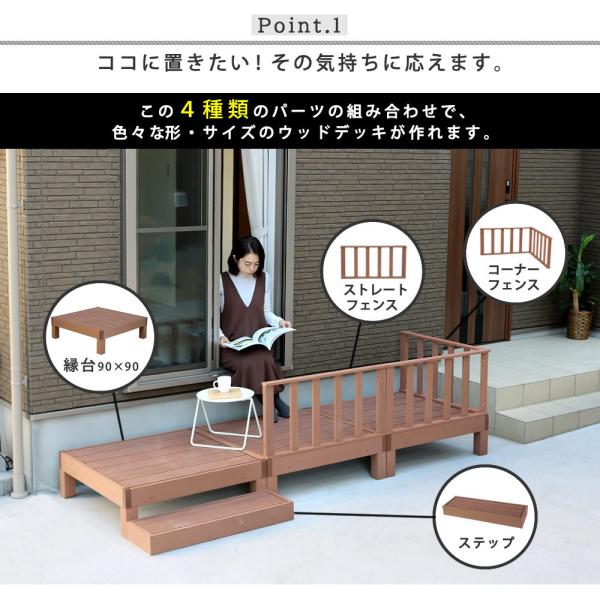 人工木ウッドデッキ「ecofeel」 人工木ウッドデッキ「ecofeel」