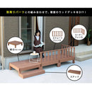 コーナーフェンス ウッドデッキ用フェンス 人工木 diy おしゃれ フェンス リアル メンテナンス不要 ガーデニング 縁側 庭 玄関 テラス 北欧 ナチュラル モダン 【納期B】【sms-pwde-cn】