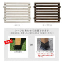 ボーダーフェンス 柵 ポール 支柱 DIY ウッドフェンス 木製 目隠し 【納期B】【sms-sfbf1000e-hb】