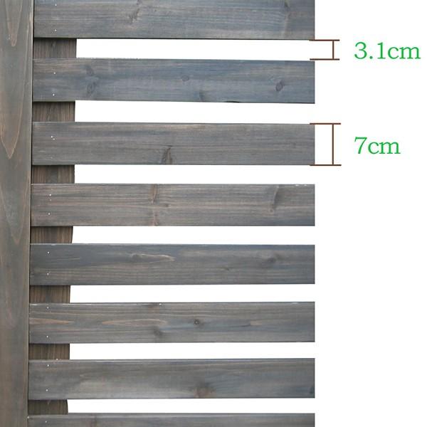 木製フェンス 柵 ポール 支柱 DIY ウッド ボーダー フェンス 木製 目隠し 【納期B】【sms-sfbf1000e-ub】