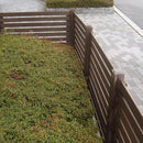 ウッドフェンス 柵 ポール 支柱 DIY ボーダー フェンス 木製 目隠し 【納期B】【sms-sfbf1000f-hb】