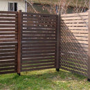 フェンス 玄関 庭 目隠し 柵 ポール 支柱 DIY 木製 ボーダー 【納期B】【sms-sfbf1000f-ub】