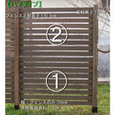 ウッドフェンス用ポール ハイタイプ ガーデンフェンス用ポール ガーデニング 【納期B】【sms-sfp-1760】