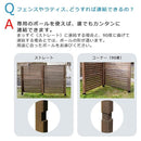 ウッドフェンス用ポール ロータイプ ガーデンフェンス用ポール ポール ガーデニング 【納期B】【sms-sfp-950】