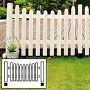 ピケットフェンス 北欧 庭 おしゃれ フェンス ピケット 柵 ガーデニング u型 基本セット 平地用 【納期B】【sms-sfpu1200f-hb】