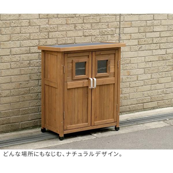 物置 屋外 小型 小さい おしゃれ 小屋 北欧 ストッカー 収納庫 カントリー 棚 観音扉 野外 庭 玄関 木製 ガーデニング 園芸 掃除 キャンプ アウトドア 用品 用具 【納期B】【sms-spg-002】