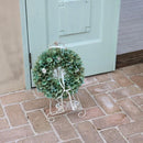 イーゼル イーゼルスタンド ミニイーゼル 園芸 台 飾り台 スチール製 玄関 オブジェ 棚 ラック 飾り 庭 【納期B】【sms-spl-4866wht】