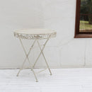 ガーデンテーブル テラス 庭 テーブル クラシカル ガーデン 北欧 姫系 アンティーク レトロ 加工 おしゃれ カフェ 【納期B】【sms-spl-6628】