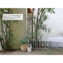 フェンス 白 ホワイト 柵 枠 ガーデンフェンス 姫系 ヨーロピアン 2個セット 【納期B】【sms-spl-8923wht】