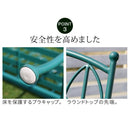 ガーデンベンチ 椅子 屋外 庭 野外 ベンチチェア 緑 グリーン おしゃれ ガーデニング 北欧 南欧 デザイン ボタニカル 屋上 ベランダ テラス 背もたれ 肘掛け 【納期B】【sms-spl-9002】