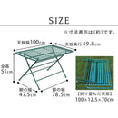 ガーデンテーブル 4点セット ローテーブル 折り畳み 折りたたみ ガーデンベンチ ガーデンチェア 2脚 屋外 庭 椅子 緑 グリーン おしゃれ 北欧 デザイン テラス 【納期B】【sms-spl-9003cb-4ps】
