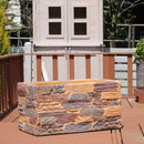 プランター 大型 おしゃれ カバー 北欧 レンガ風 ヨーロピアン 花 植物 高級感 庭 マンション ベランダ 屋上 テラス ガレージ 屋外 プランターカバー 家庭菜園 【納期B】【sms-ter-pl600】