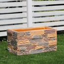 プランター 大型 おしゃれ カバー 北欧 レンガ風 ヨーロピアン 花 植物 高級感 庭 マンション ベランダ 屋上 テラス ガレージ 屋外 プランターカバー 家庭菜園 【納期B】【sms-ter-pl600】