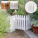 ウッドフェンス 花壇作り DIY 柵 庭 屋外 木製 おしゃれ 間仕切り 犬 猫 ガーデニング 園芸 ガーデン 差し 埋め込み 北欧 白 折りたたみ 折り畳み 目隠し 囲い 【納期B】【sms-wf-120f】