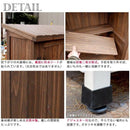 倉庫 物置 屋外 スリム 細い コンパクト 木製 ウッド ガレージ 観音開き 両開き ストッカー 収納庫 【納期B】【sms-wsoc-1600db】