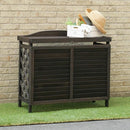 室外機カバー 日よけ 木製 おしゃれ 北欧 庭 玄関 車庫 ベランダ 屋上 マンション 戸建 目隠し 節電 電気代節約 逆ルーバー 日光対策 棚 園芸 飾り ガーデニング 【納期B】【sms-yb-04-n001】