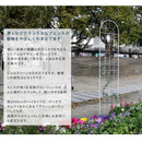 ガーデンフェンス おしゃれ セット ホワイト 花壇 差し込み 埋め込み 自立 シンプル 自立式 ハイタイプ アイアンフェンス ガーデニング フェンス DIY 白 【納期B】【sms-yb016h-2p】