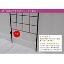 ガーデンフェンス おしゃれ セット ホワイト 花壇 差し込み 埋め込み 自立 シンプル 自立式 ハイタイプ アイアンフェンス ガーデニング フェンス DIY 白 【納期B】【sms-yb016h-2p】