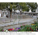 ガーデンフェンス おしゃれ セット ホワイト 花壇 差し込み 埋め込み 自立 シンプル 自立式 ハイタイプ アイアンフェンス ガーデニング フェンス DIY 白 【納期B】【sms-yb016h-2p】