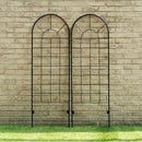 フェンス アンティーク調 ヨーロピアン 丸 円形 土に差す 柵 庭 ガーデン ガーデニング 北欧 2枚セット 【納期B】【sms-ybif-120-2p】