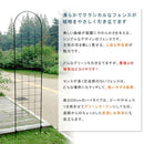 フェンス 長い 高い ロング アンティーク調 ヨーロッパ 丸 円形 土にさす 柵 庭 ガーデン ガーデニング 北欧 2枚セット 【納期B】【sms-ybif-220-2p】