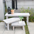 ラック 棚 屋外 ガーデニング 庭 収納 3点セット ロータイプ 低い コンパクト収納 入れ子 【納期B】【sms-yt-406080ss】