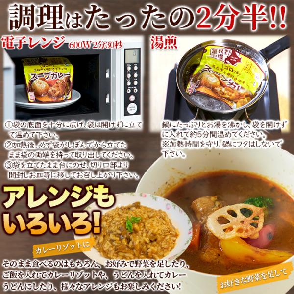 スープカレー 辛口 具入り 骨付きチキン 鳥肉 鶏肉 玉葱 玉ねぎ じゃがいも にんじん 北海道 富良野 電子レンジ 温めるだけ 2袋セット 【納期E】【snc00010140】