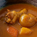 スープカレー 辛口 具入り 骨付きチキン 鳥肉 鶏肉 玉葱 玉ねぎ じゃがいも にんじん 北海道 富良野 電子レンジ 温めるだけ 2袋セット 【納期E】【snc00010140】