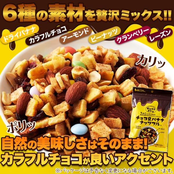 ミックスナッツ チョコレート バナナ アーモンド ピーナッツ クランベリー レーズン トレイルミックス おやつ おつまみ 茶請け ナッツフル 【納期E】【snc00010161】