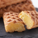 ワッフル カスタードクリーム スティックワッフル 洋菓子 おかし おやつ ワッフル生地 クリーム入り 国産 個包装 食べやすい 【納期E】【snc00010167】