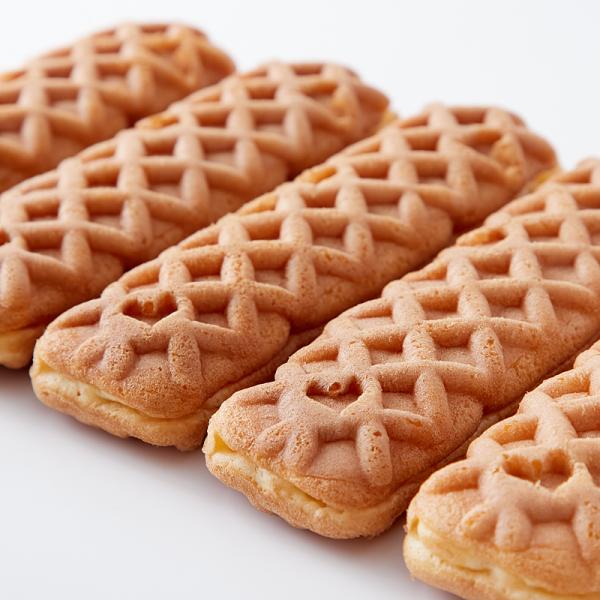 ワッフル カスタードクリーム スティックワッフル 洋菓子 おかし おやつ ワッフル生地 クリーム入り 国産 個包装 食べやすい 【納期E】【snc00010167】
