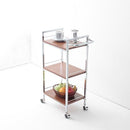 キッチンワゴン キャスター付き スチール 金属 【納期E】【stz-11104806087802】