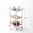 キッチンワゴン キャスター付き スチール 金属 【納期E】【stz-11104806087802】