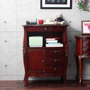 アンティーク調電話台 おしゃれ 姫系 姫 ファックス台 猫脚 電話台 fax台 収納 引き出し ロココ調 【納期E】【stz-14078103051002】