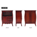 アンティーク調電話台 おしゃれ 姫系 姫 ファックス台 猫脚 電話台 fax台 収納 引き出し ロココ調 【納期E】【stz-14078103051002】