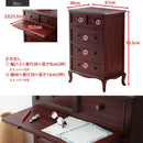 アンティーク調チェスト 4段 引出し チェスト 収納 アンティーク調 猫脚 姫系 ロココ調 姫 家具 クラシカル 【納期E】【stz-14078303131002】