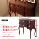 コンソール コンソールチェスト 猫脚 チェスト 引き出し アンティーク調 姫系 姫 家具 クラシック ロココ調 【納期E】【stz-14078303151002】