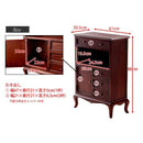 アンティーク調ファックス台 おしゃれ 姫系 姫 電話台 猫脚 電話ファックス台 fax台 電話fax台 【納期E】【stz-14108103121002】