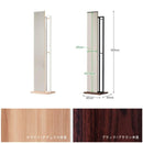 スタンドミラー 全身 姿見 鏡 おしゃれ ハンガーラック 【納期E】【stz-hm400】