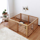 ペットケージ 犬 ケージ 大きい 大型 おしゃれ 木製 【納期A】【stz-iedh9401-l-o】