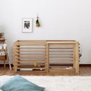 ペットケージ 犬小屋 サークル 天然木製 おしゃれ インテリア 【納期A】【stz-iedh9401-l】