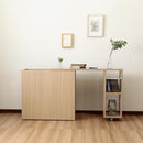 デスク おしゃれ 収納 棚 机 変形 フリーデスク 平机 書籍机 ユニットデスク オフィスデスク 北欧 ナチュラル カフェ 事務所 ヘッドボード 【納期A】【stz-jx9513】
