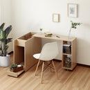 デスク おしゃれ 収納 棚 机 変形 フリーデスク 平机 書籍机 ユニットデスク オフィスデスク 北欧 ナチュラル カフェ 事務所 ヘッドボード 【納期A】【stz-jx9513】